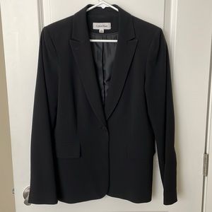 Calvin Klein black blazer size 10